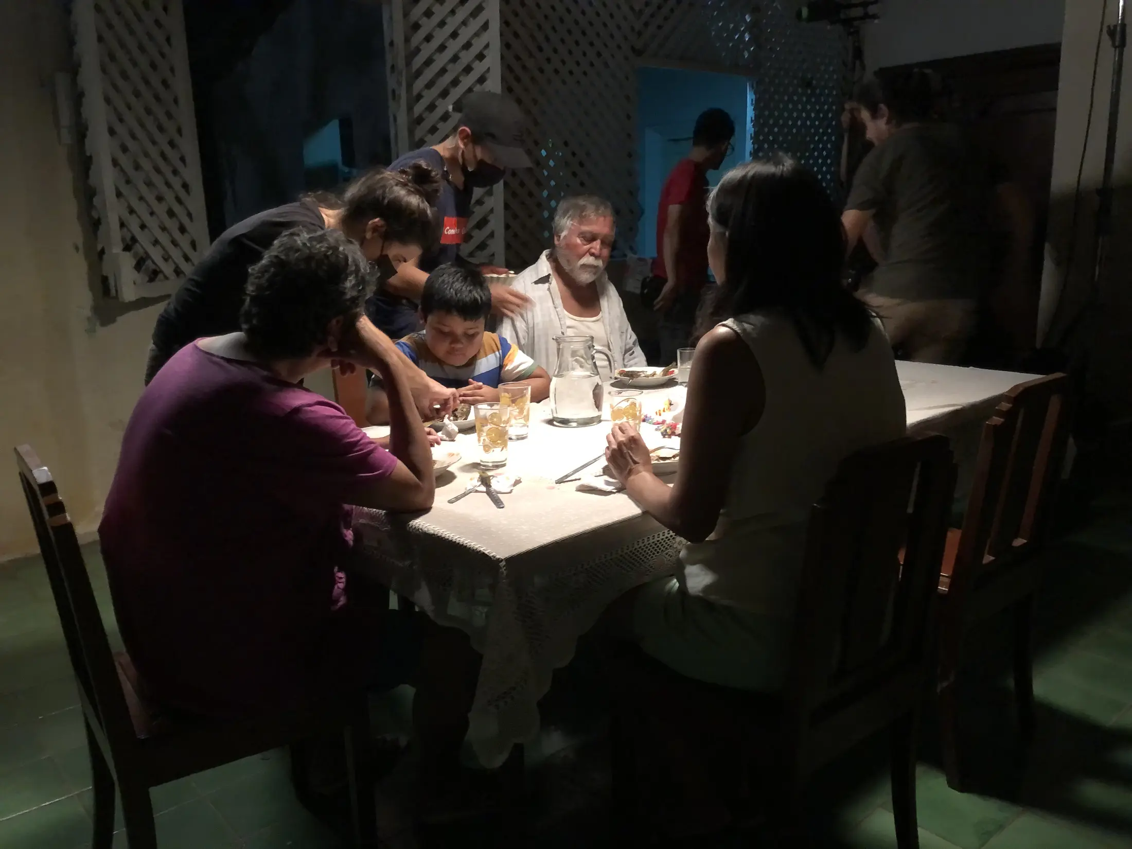 Rodaje de El Monstruo de Xibalbá